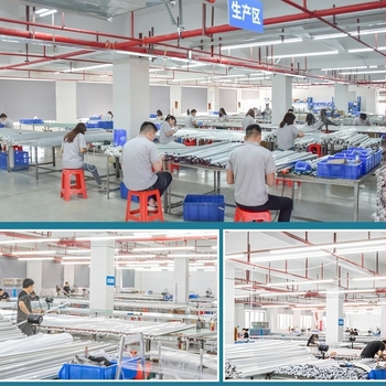 T5 integrirana LED cijev, potpuno plastično tijelo i četverokutni aluminijsko-plastični nosač, rasvjeta bez prašine za radionicu