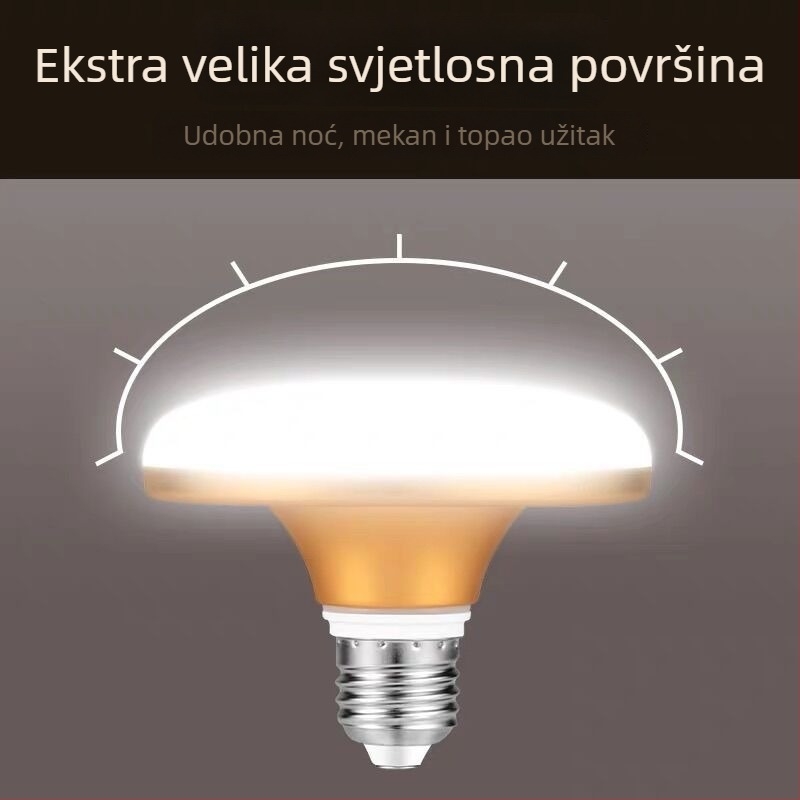 LED UFO žarulja, E27, vodootporna, visoke snage, štedna globus svjetiljka za noćna tržišta