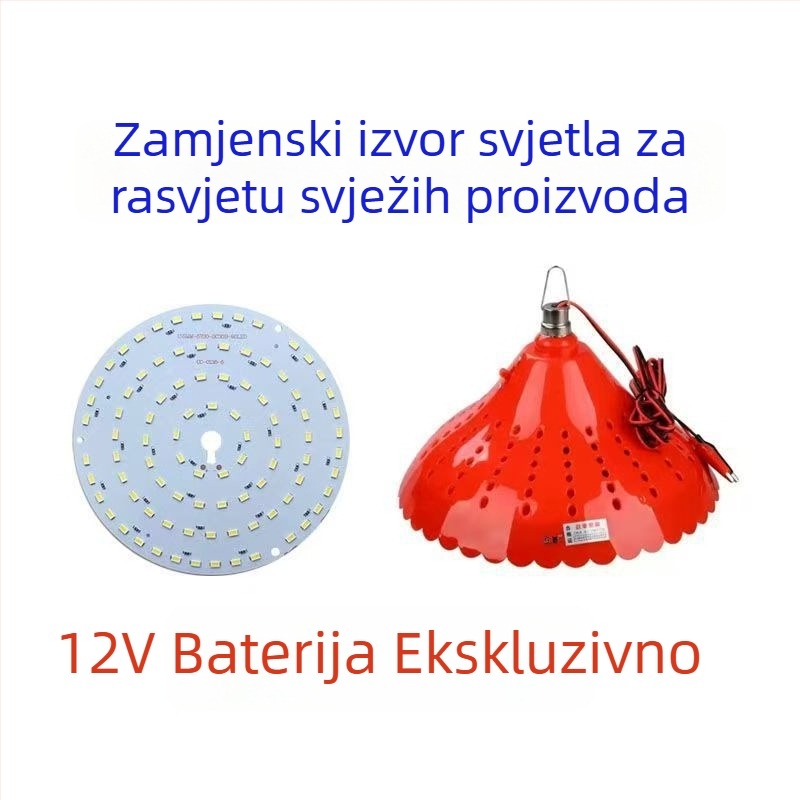 Bez upravljača 12V ploča izvora svjetla, LED žarulja, baterijski retrofit za noćni sajam