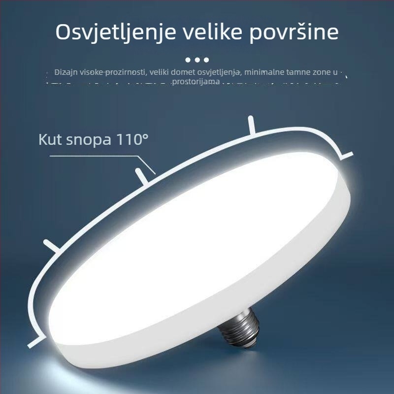 Shilin Lighting UFO LED svjetlo za industrijsku upotrebu, otporno na prašinu, s E27 utičnicom, energetski učinkovito, vrlo svijetlo