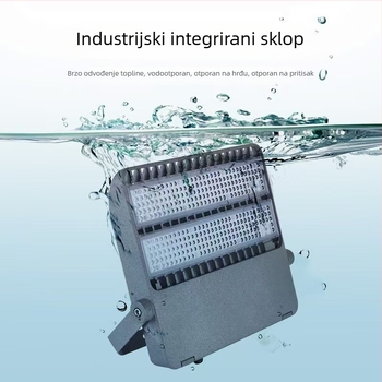 Vanjsko LED flood svjetlo, 100–400W, IP66, aluminijsko kućište, 16000 lm, 4000K bijela, osvjetljenje za stadione, trg i ceste