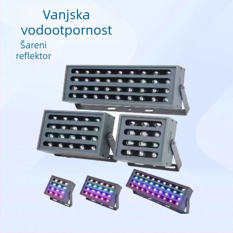 LED duga svjetlost za stablo – vanjska vodootporna šarolika floodlight rasvjeta za parkove i pejzaže