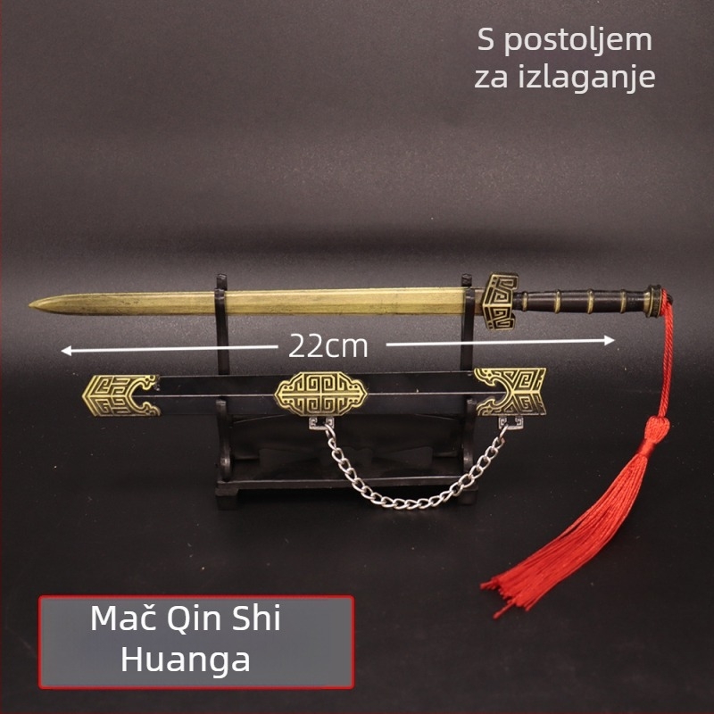 22 cm Tai-A mač Qin Shihuang – kolekcionarsko izdanje, metalni model oružja