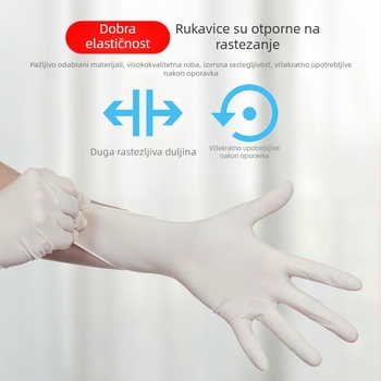 Fangcaodi jednokratne nitril rukavice, tanke i prilagodljive, za kućne poslove u kuhinji, čišćenje, pranje rublja i pranje posuđa