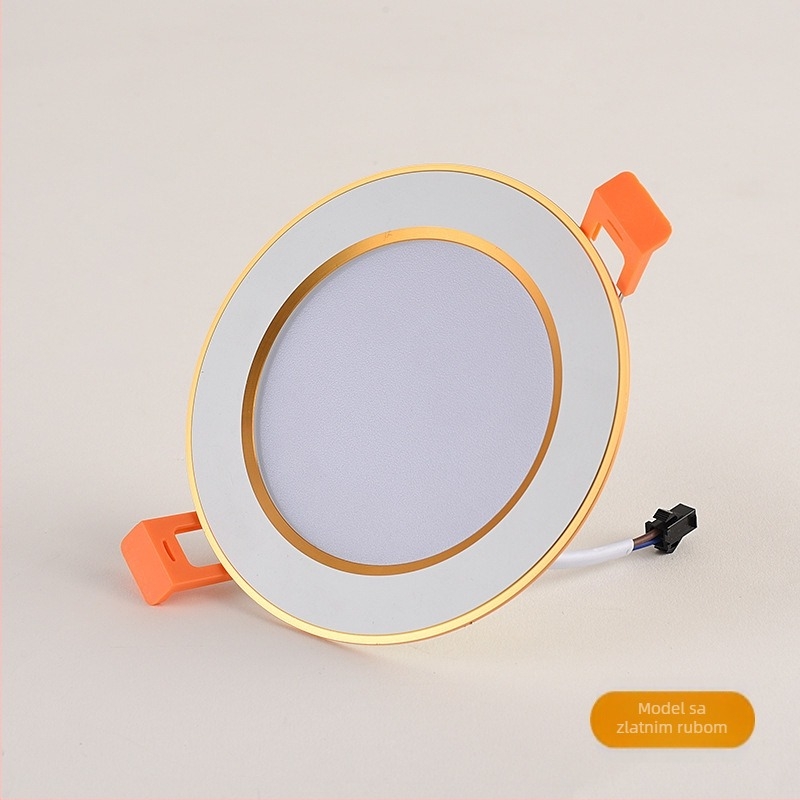 LED downlight za ugradnju u strop, cilindričan, veličina 2,5/4/6 inča, za hotele, tanko kućište