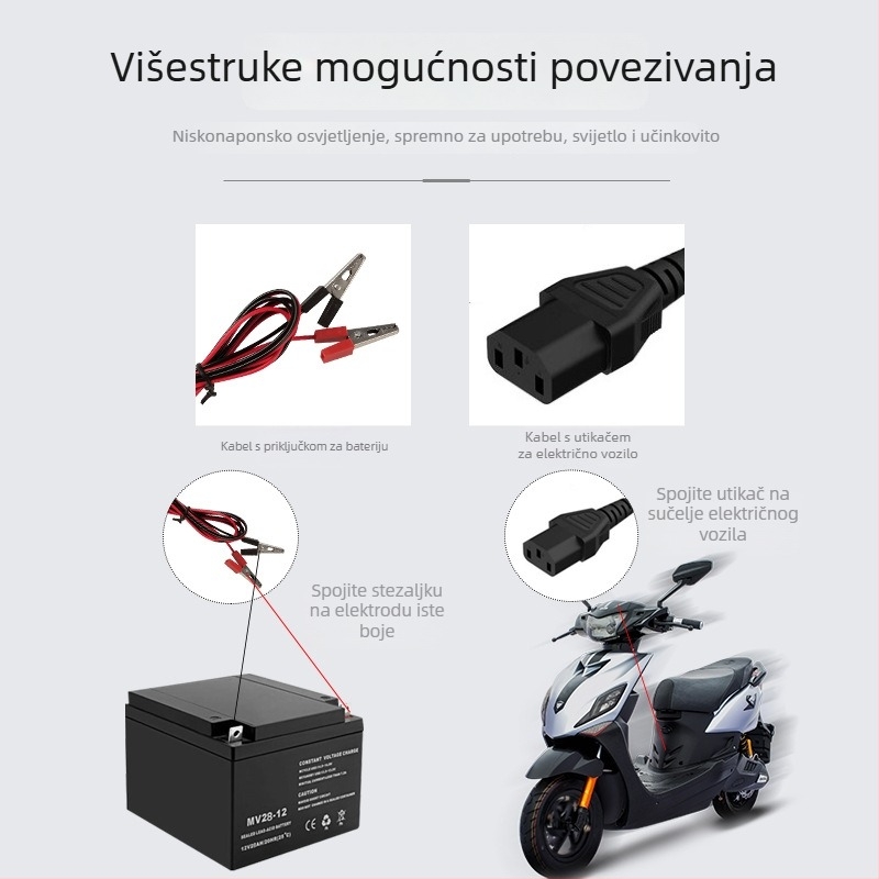 DC LED downlight s niskim naponom, 12V, montaža klipom, nužno osvjetljenje za prekid napajanja