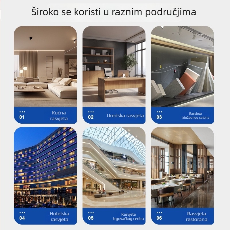 AR111 LED ugrađeni stropni downlight, 21–30W, 3000K topla bijela, fiksni, za maloprodaju i kućnu uporabu, CRI ≤ 70