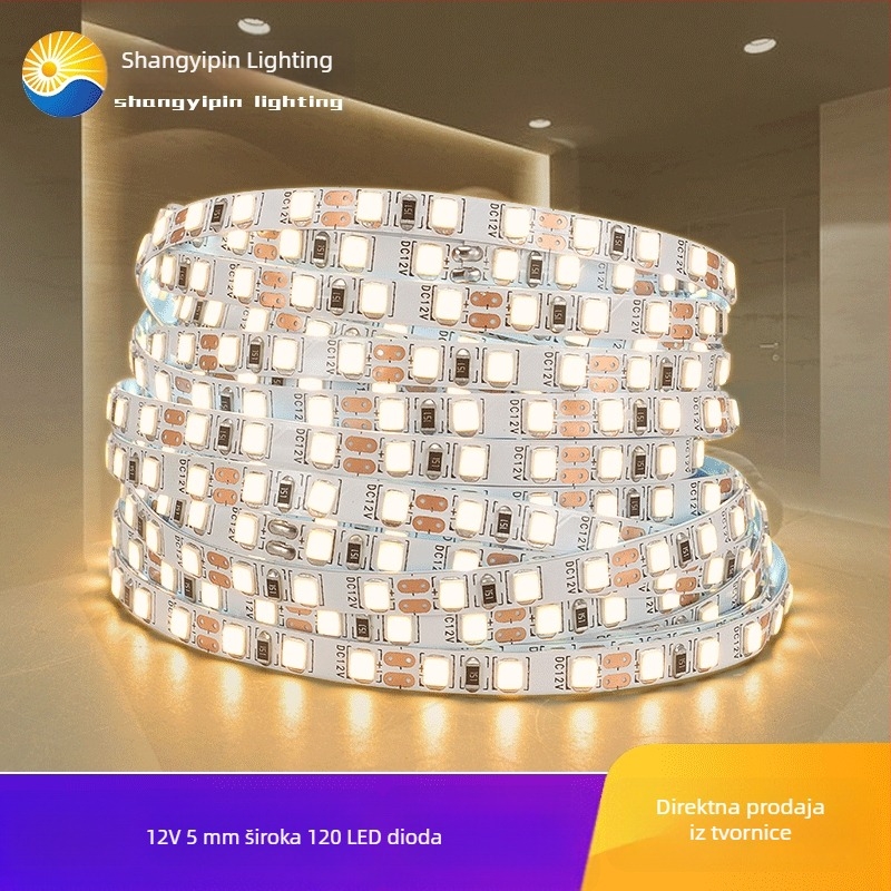12V fleksibilni neon LED traka 2835 za vitrine i ogledala