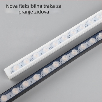 IP65 vanjska vodootporna silikon–fleksibilna linearna LED traka, 24V, 48×2835 LED, CRI 90, 30° snop, osvjetljenje pozadne zidne površine