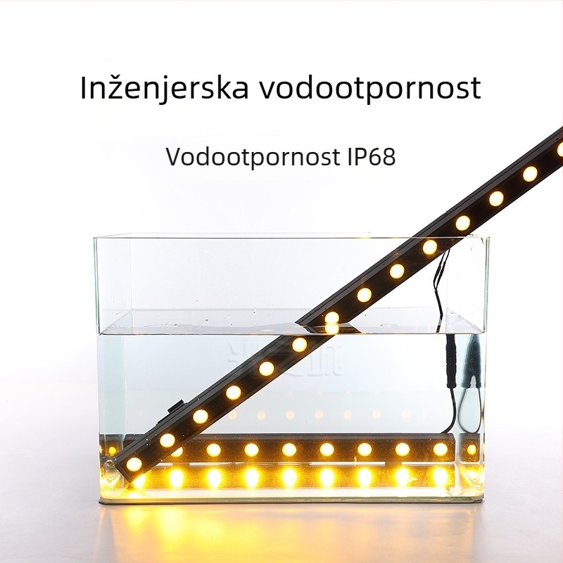 IP68 vodootporno zidno wall washer svjetlo za vanjsku rasvjetu, RGB osvjetljenje fasade, podvodna LED traka, duljina 1000 mm