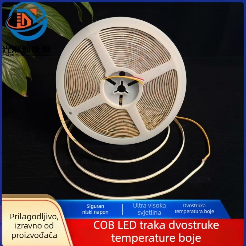 Cob LED trak, niskonaponski, linearni, ugrađen, samoljepljivi, 24V unutarnje osvjetljenje za dnevni boravak