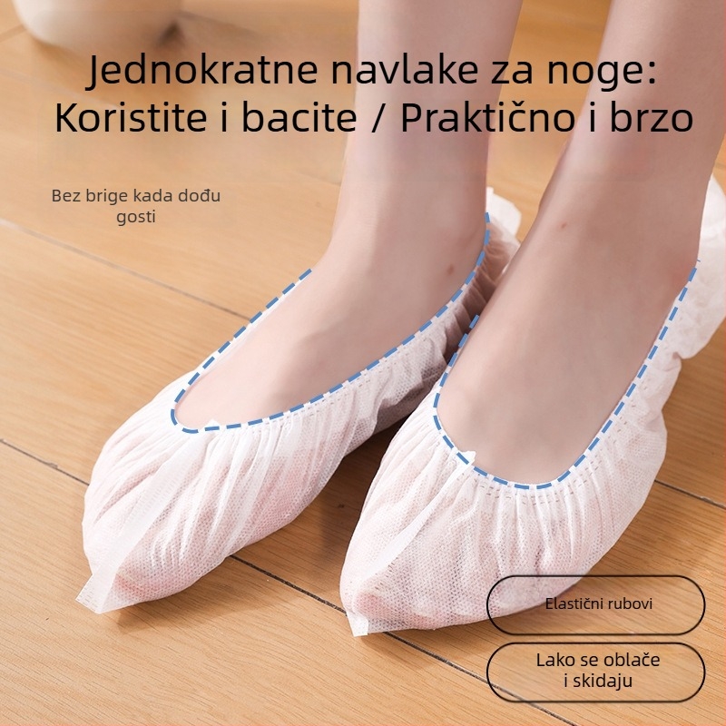 Jednokratne navlake za stopala od netkanog materijala, za podnu upotrebu, zaštita od prašine, zaštitne navlake za stopala za masažu i kupanje stopala