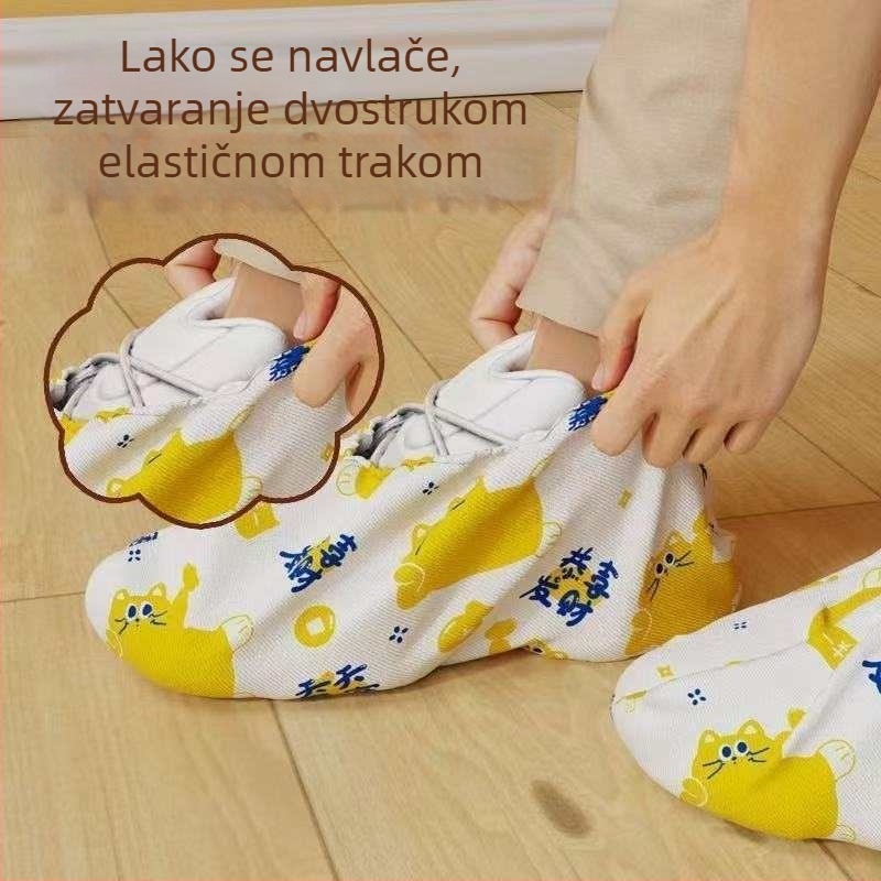 Jednokratne otisnute navlake za obuću, za kućnu i radnu upotrebu, otporne na mrlje i prašinu, s prilagodljivim uzorcima