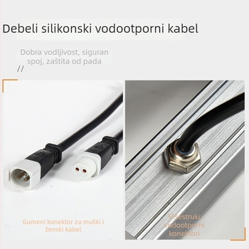 LED rasvjeta za fasade zgrada, vanjska vodootporna linearna svjetiljka, 24V, ultra sjajno