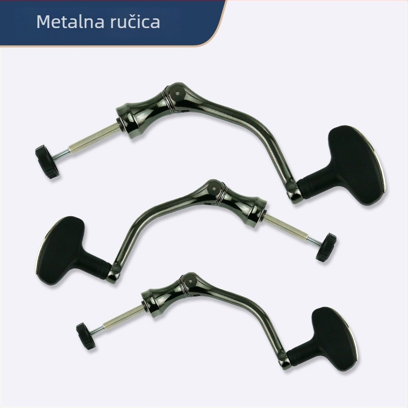 Metalna ručica za mulinetu za spinning, velike, srednje i male veličine