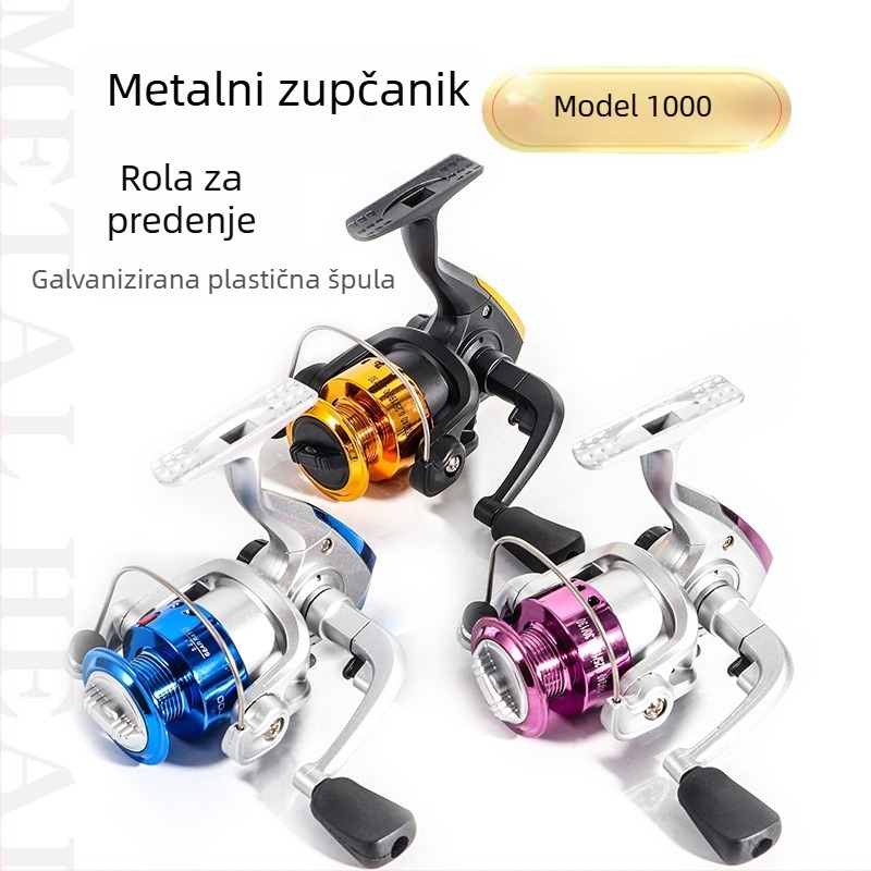 1000-serija metalna glava koluta za morski štap i štap za varalicu
