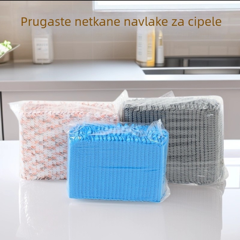 Navlake za obuću od netkanog materijala, tip trake, za unutarnje radionice i prostorije strojeva, debeli, otporni na prašinu i habanje, za ponovnu upotrebu