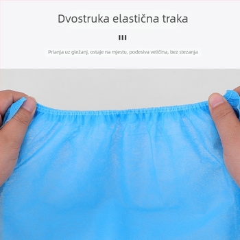 Jednokratne navlake za obuću za kućnu upotrebu, debeli prozračni navlaci od netkanog materijala, otporni na habanje i protivklizni