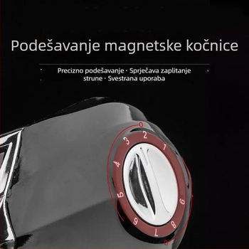 Štap za lov mamaca s baitcasting kolom i metalnom špulom, za lijevu ili desnu ruku