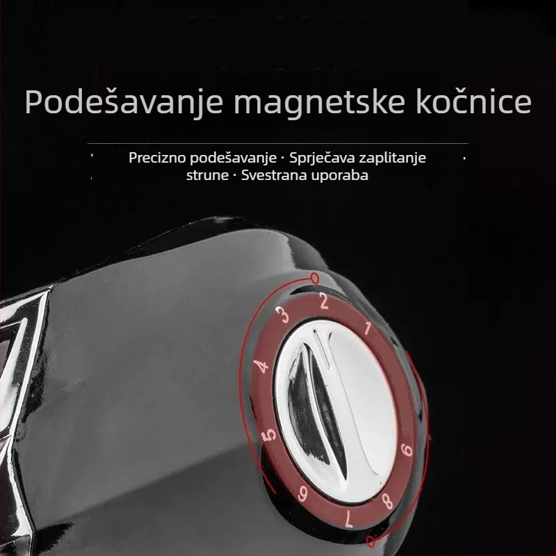 Štap za lov mamaca s baitcasting kolom i metalnom špulom, za lijevu ili desnu ruku