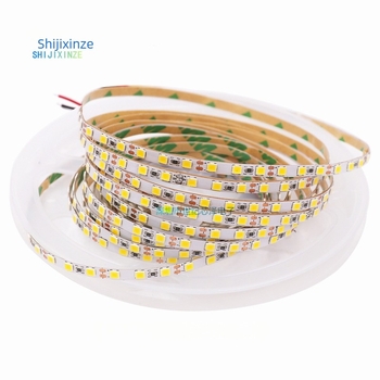 LED traka 12V, jednobojna, 2835 LED, 120 LED, samoljepljiva, uska verzija, širina 4 mm, linearna fleksibilna svjetlosna traka