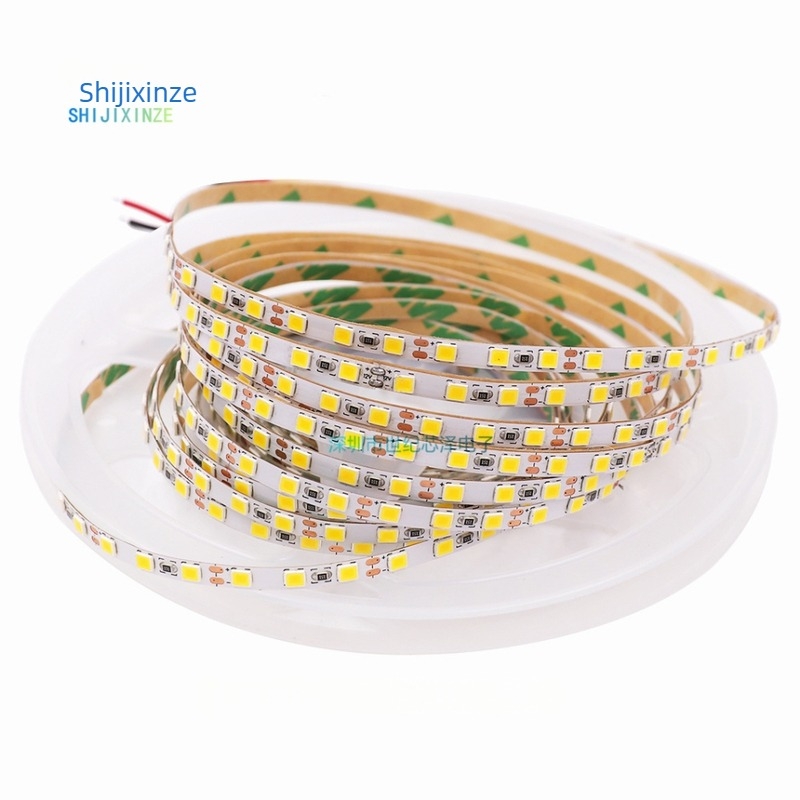 LED traka 12V, jednobojna, 2835 LED, 120 LED, samoljepljiva, uska verzija, širina 4 mm, linearna fleksibilna svjetlosna traka