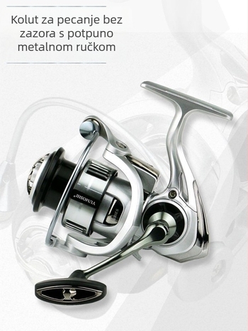 YUMOSHI Metalna mulineta bez praznine s CNC obrađenim rockerom za mikro varalice