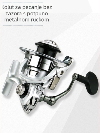 YUMOSHI Metalna mulineta bez praznine s CNC obrađenim rockerom za mikro varalice