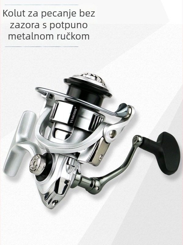 YUMOSHI Metalna mulineta bez praznine s CNC obrađenim rockerom za mikro varalice