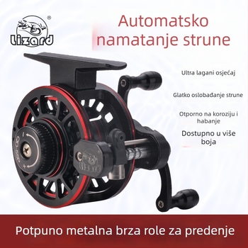 Kemeilong potpuno metalni prednji navijač, visoke brzine, vođenje kabela i dvostruka brzina za ribolov na stijenama