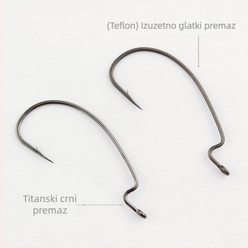 Model 9003 Crank udica s tankim žicom za morski ribolov – meki mamac