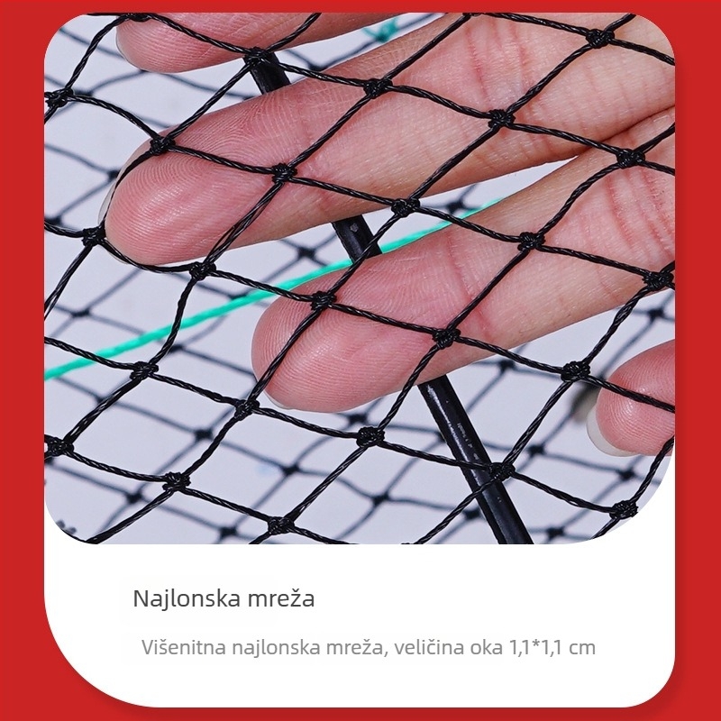 Sklopiva kutija za rakove, kutija za ribolov s mrežom, mreža za ribe, kutija za kornjače i kutija za škampi