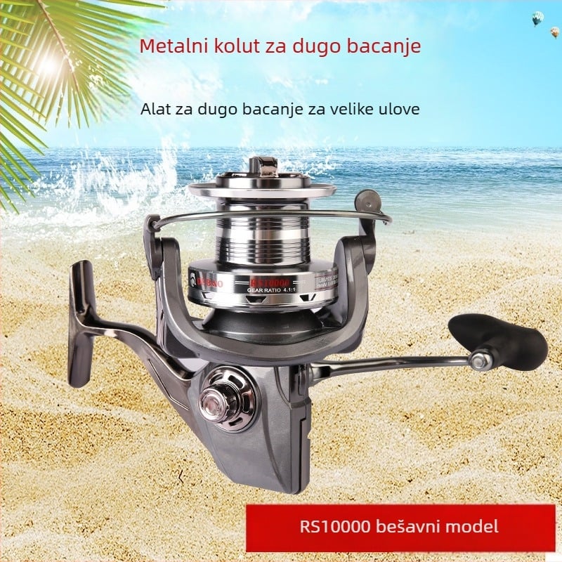 Debao potpuno metalna mulineta za dugačka bacanja, super velik model 8000-12000