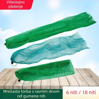 Zelena najlonska mreža za ribolov, džep s malim otvorima