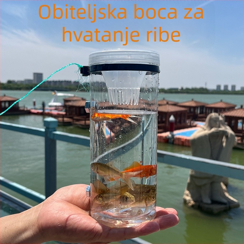 Bočica za lov ribe za djecu — obiteljski alat za ribolov