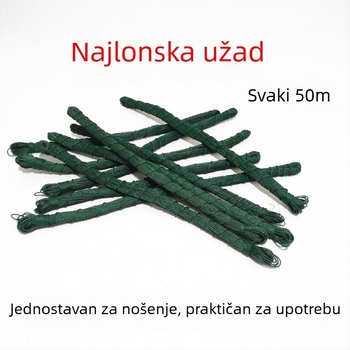 Polietilenska mreža za popravak, pleteni mrežni konac, najlon užad i najlon konac za staklenik i vezeivanje