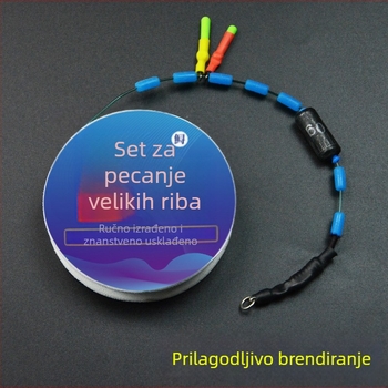 Set ribolovnih linija za velike ribe: glavna linija i podlinije, komplet