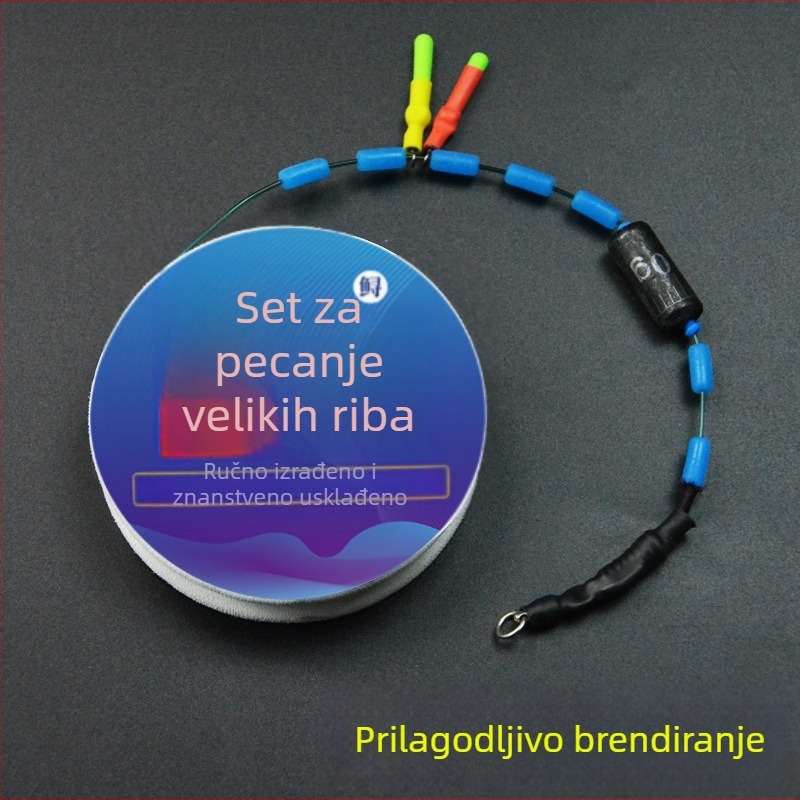 Set ribolovnih linija za velike ribe: glavna linija i podlinije, komplet