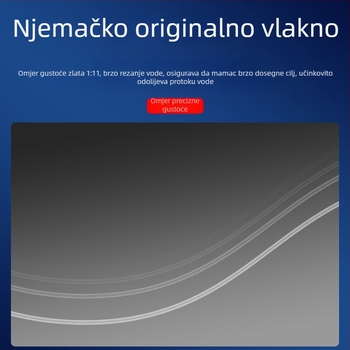 Ultra‑mekana potapajuća ribarska linija – glavna linija i vodilica, visoko izdržljiva najlon linija za mamce, bez uvijanja