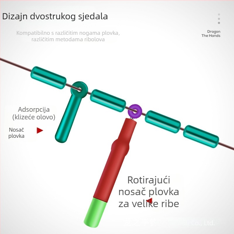 Dragon Hand Extreme PE King Kong Knot ojačana glavna ribolovna linija za velike ribe – set, najlon, 100 komada
