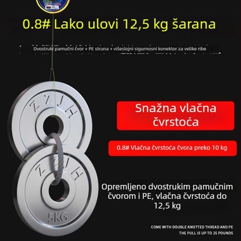 Dongli Original Silk najlon za ribolov – komplet glavne linije, visoke napetosti
