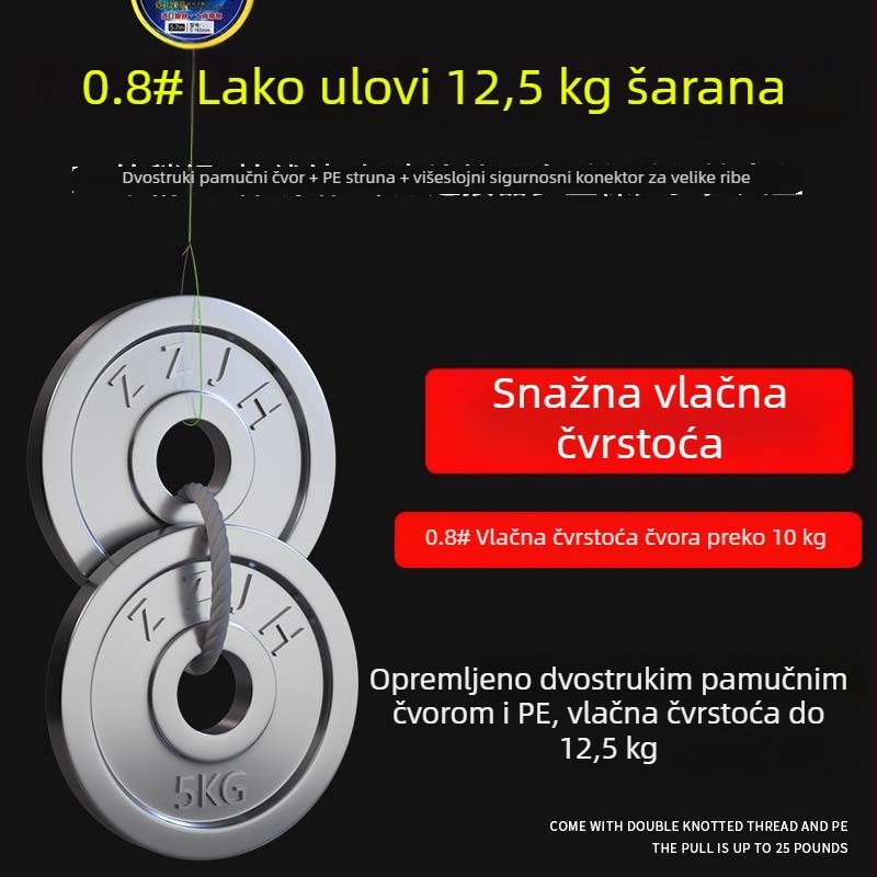 Dongli Original Silk najlon za ribolov – komplet glavne linije, visoke napetosti