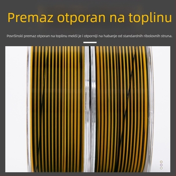 Najlon glavna linija za ribolov, poluplutajuća, morski ribolov, duljina 150 m, otporna na trošenje