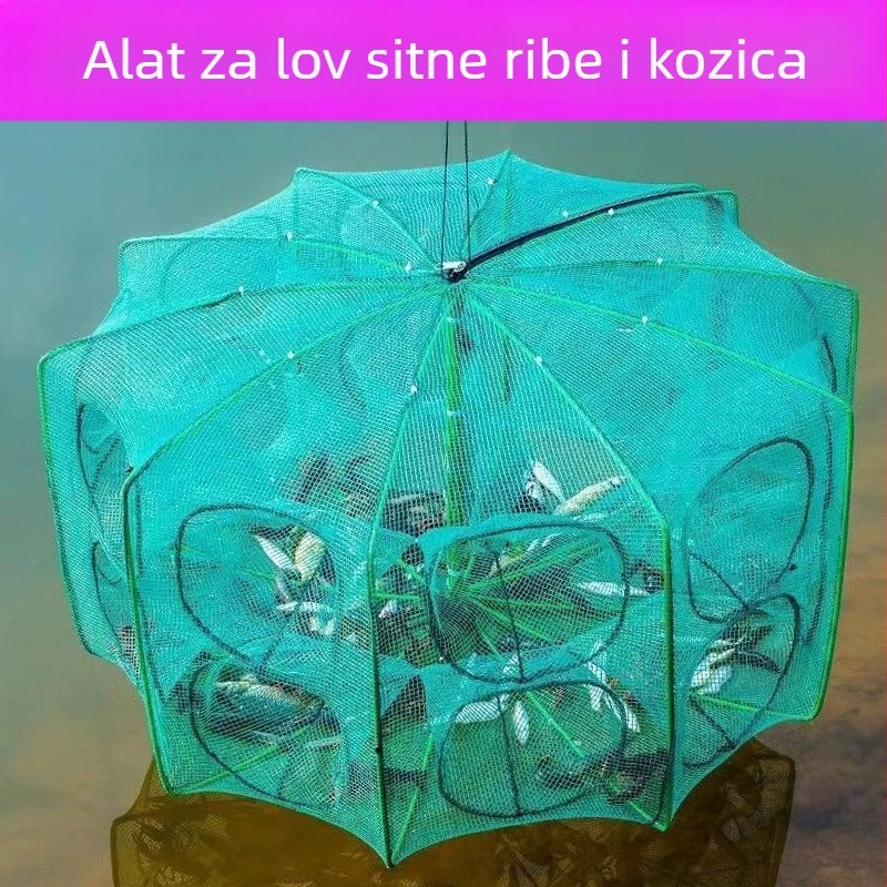 Sklopiva kutija za škampe i mreža za rakove, ugor i homar