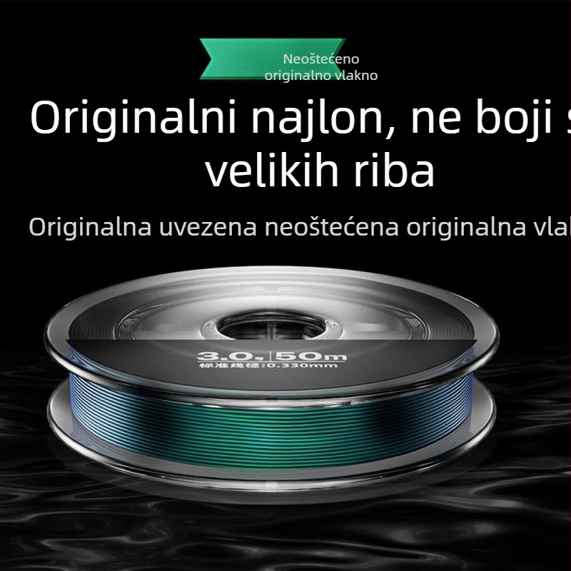 Chuangwei najlon glavna linija i pomoćna linija - izuzetno jaka, izuzetno meka ribolovna linija