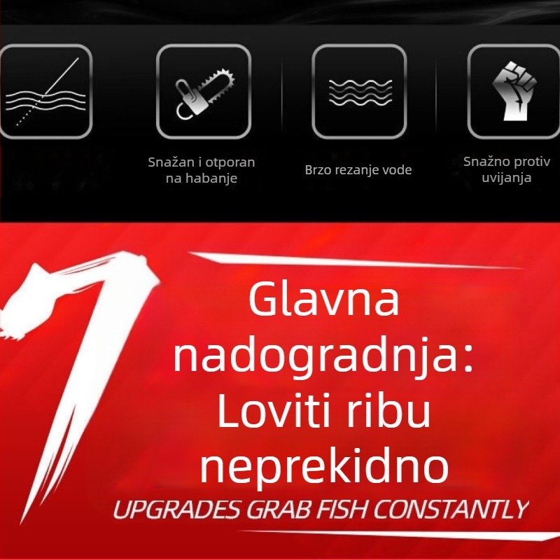 Chuangwei najlon glavna linija i pomoćna linija - izuzetno jaka, izuzetno meka ribolovna linija
