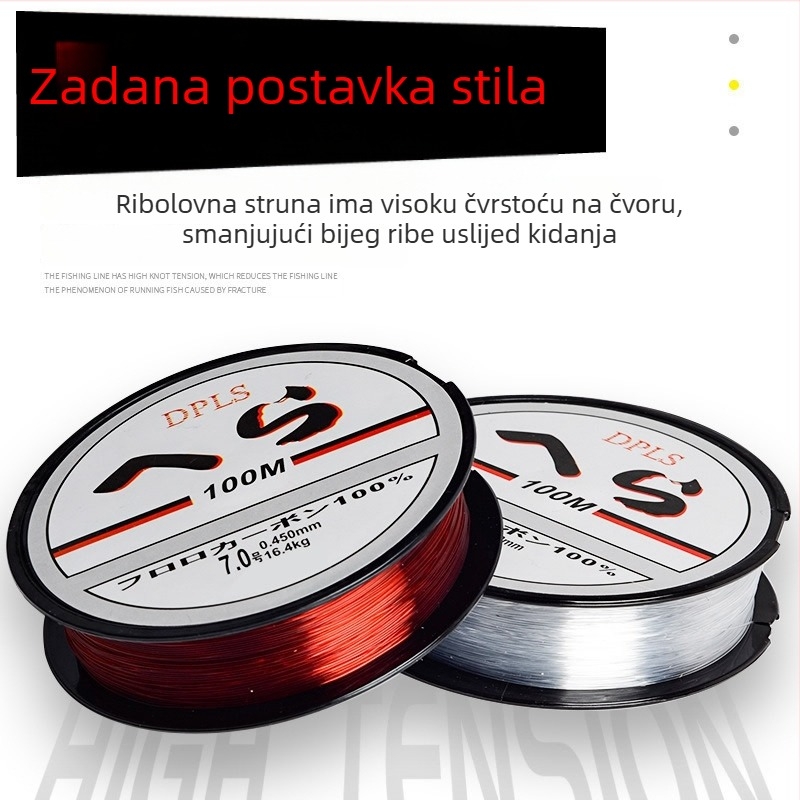 Anova 100 m najlon ribolovna glavna linija za mamce, vodilna linija