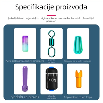 Nylon glavna linija za ribolov, 3 kom.