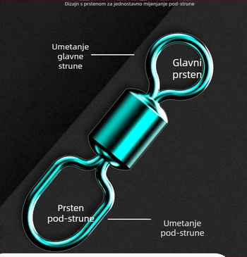 Nylon glavna linija za ribolov, 3 kom.