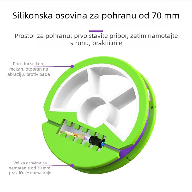 Nylon glavna linija za ribolov, 3 kom.